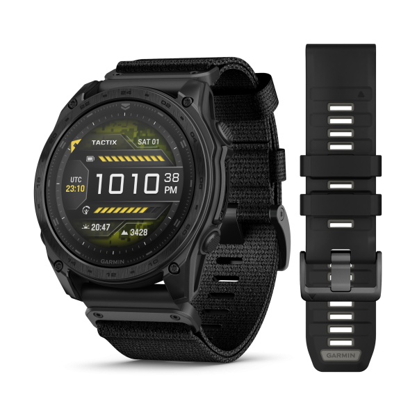 GARMIN Tactix 8 Amoled Sapphire, Schwarz Titan DLC, 51mm (010-03406-01)