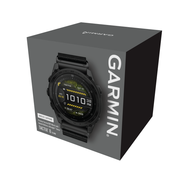 GARMIN Tactix 8 Amoled Sapphire, Schwarz Titan DLC, 51mm (010-03406-01)
