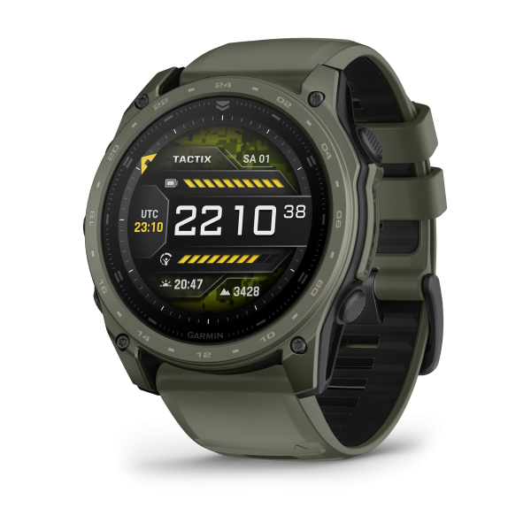 GARMIN Tactix 8 Amoled Cerakote, Olivgrün, 51mm (010-04553-11)